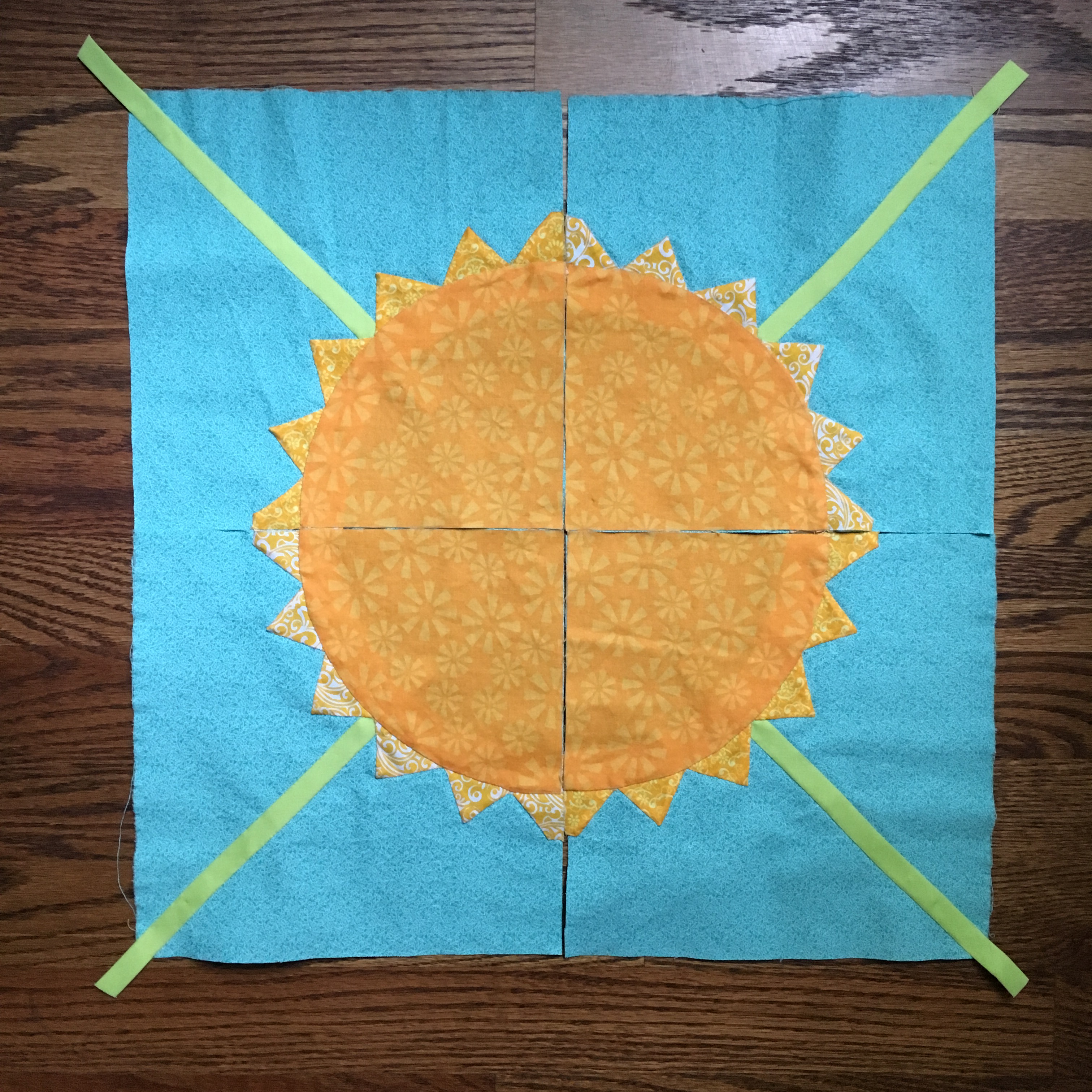 SarahFielkeBlockOftheMonth_Sunflowers